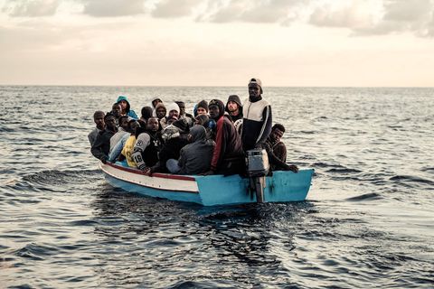 Flüchtlingsboot