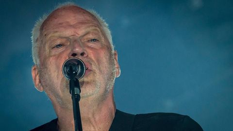 Pink-Floyd-Sänger David Gilmour bei einem Solo-Konzert 2015. Die Texte für "The Dark Side of the Moon" schrieb sein Co-Sänger Roger Waters, der die Band später verließ.