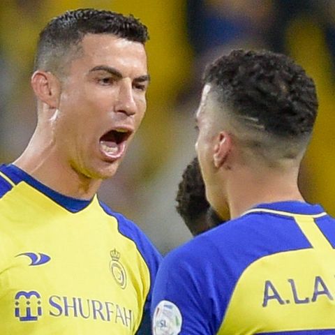 Ronaldo im Spiel.