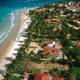 Luftaufnahme vom Strand von Porto de Galinhas, Brasilien