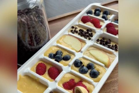 Eiswürfel-Pancakes