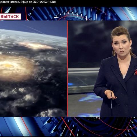 Reaktion auf die Lieferung von Leopard-Panzern: Kreml-Propaganda führt wieder eine Simulation eines Atomschlags vor 