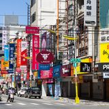 Straßenzug in Hualien, Taiwan