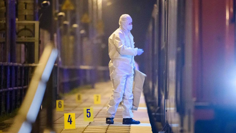 Die Ermittlungen zu dem tödlichen Messerangriff in dem Regionalzug von Kiel nach Hamburg gehen weiter