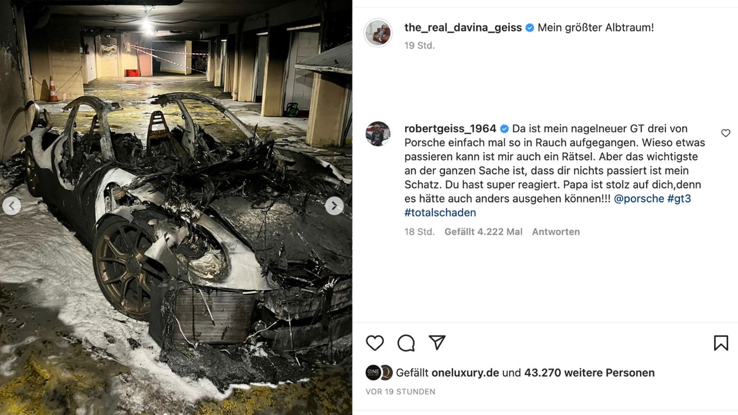 Vip News: Schock für die Geissens: Neuer Porsche ist ausgebrannt