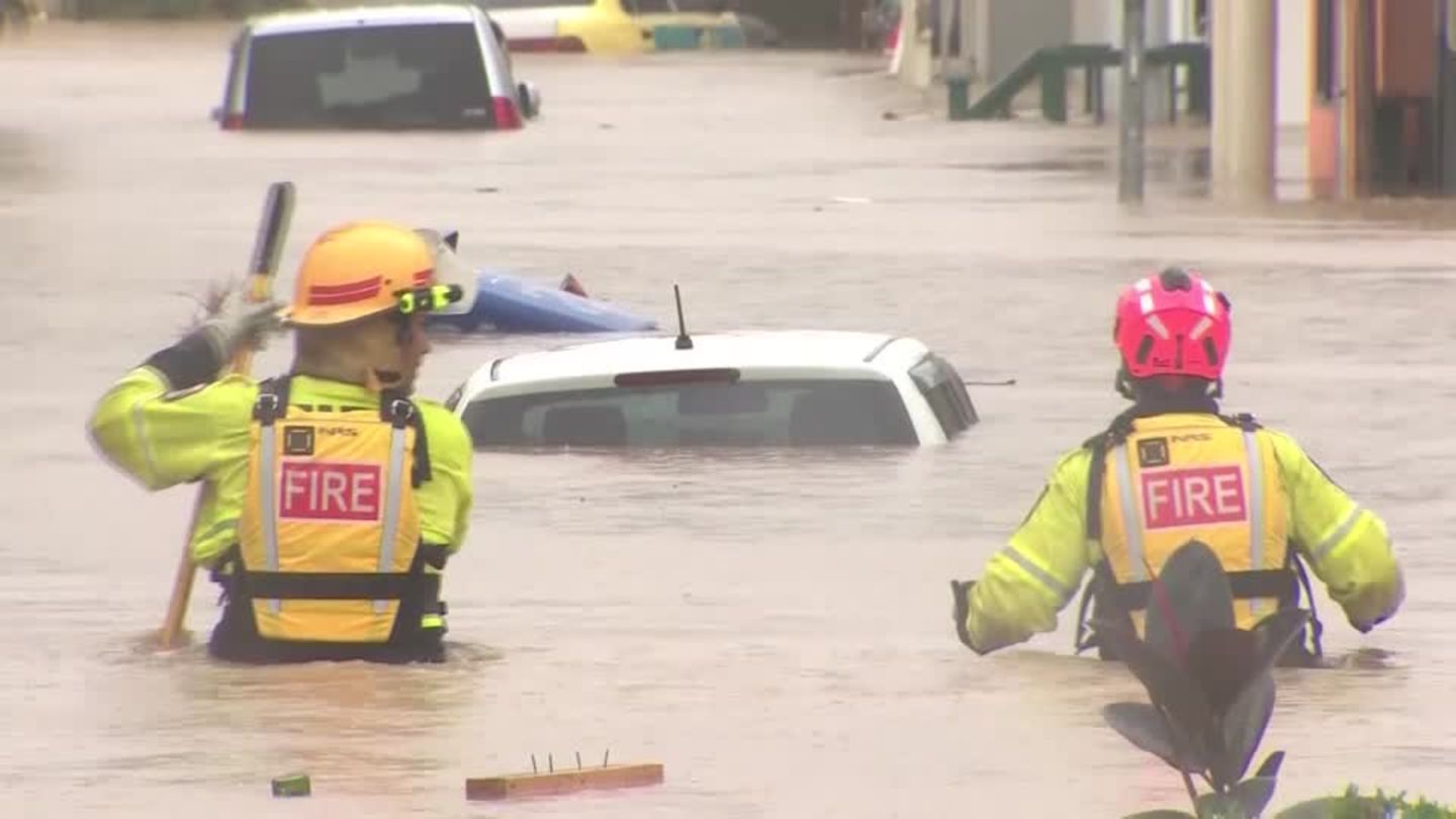 Video: Heftige Überschwemmungen in Neuseeland