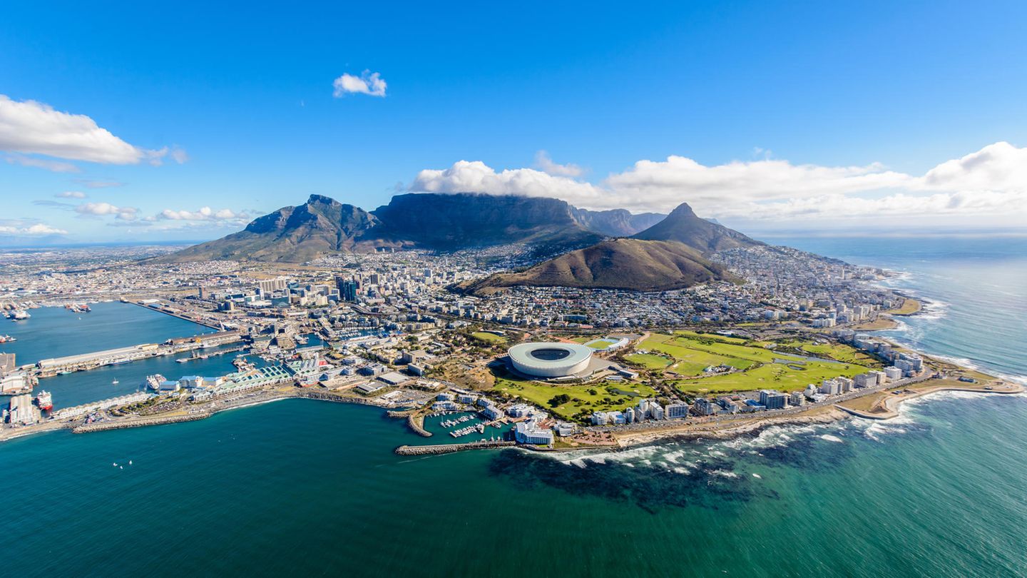Panorama von Kapstadt, Südafrika