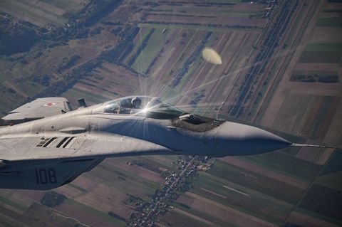 ampfjet vom Typ MiG-29