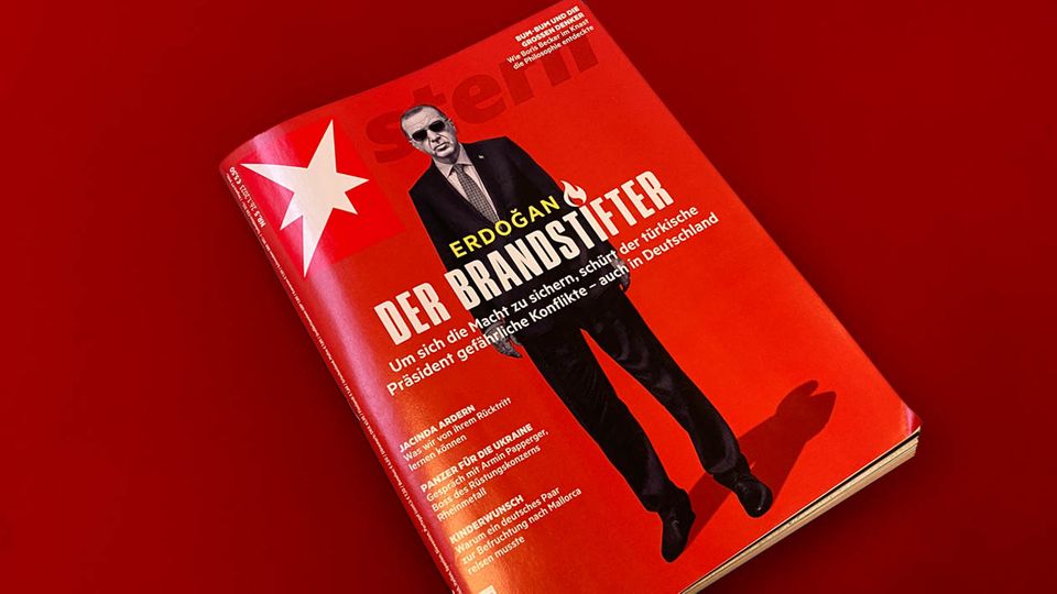 Das aktuelle stern-Cover zu Erdogan