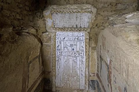 Ägypten: Eine der neu entdeckten Grabkammern in Sakkara