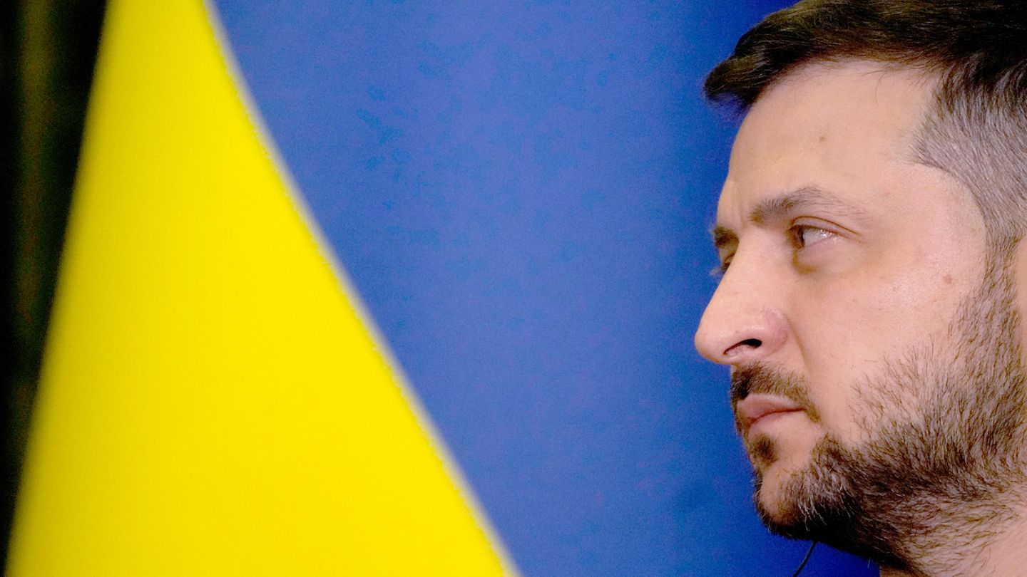 Kündigt ein hartes Vorgehen gegen Unterstützer des russischen Angriffskrieges an: Ukraines Präsident Wolodymyr Selenskyj