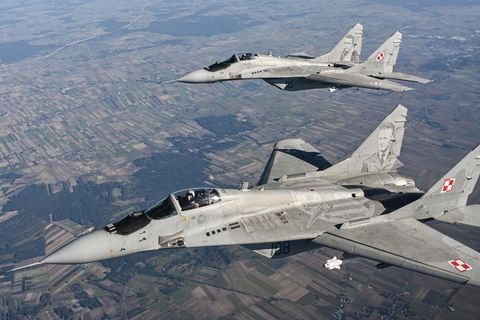 Die polnische Luftwaffe verfügt lauf offiziellen Angaben über 28 MiG-29