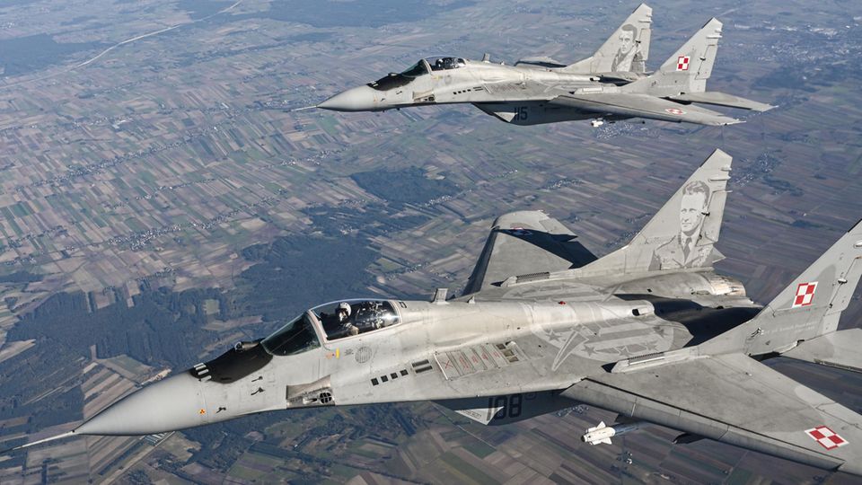 Die polnische Luftwaffe verfügt lauf offiziellen Angaben über 28 MiG-29