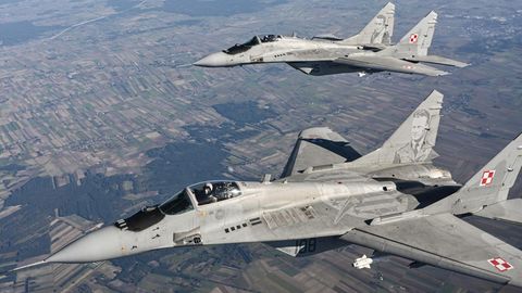 Die polnische Luftwaffe verfügt lauf offiziellen Angaben über 28 MiG-29