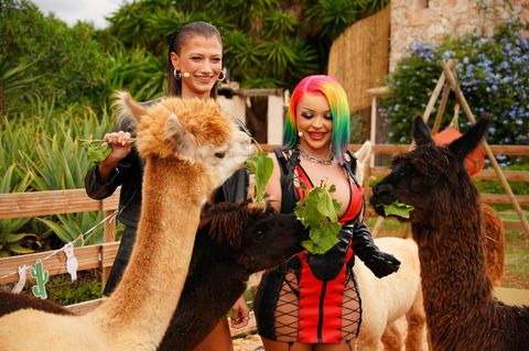 Katja Krasavice und Leony