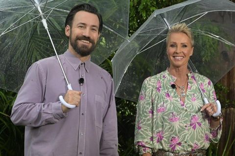 Jan Köppen und Sonja Zietlow im Dschungelcamp