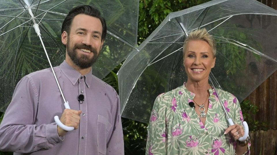 Jan Köppen und Sonja Zietlow im Dschungelcamp