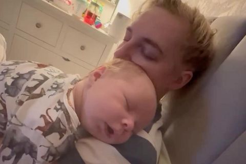 Mutter dankt ihrem Baby: Es hat „ihr Leben gerettet“, nachdem Ärzte einen schnell wachsenden Hirntumor entdeckten