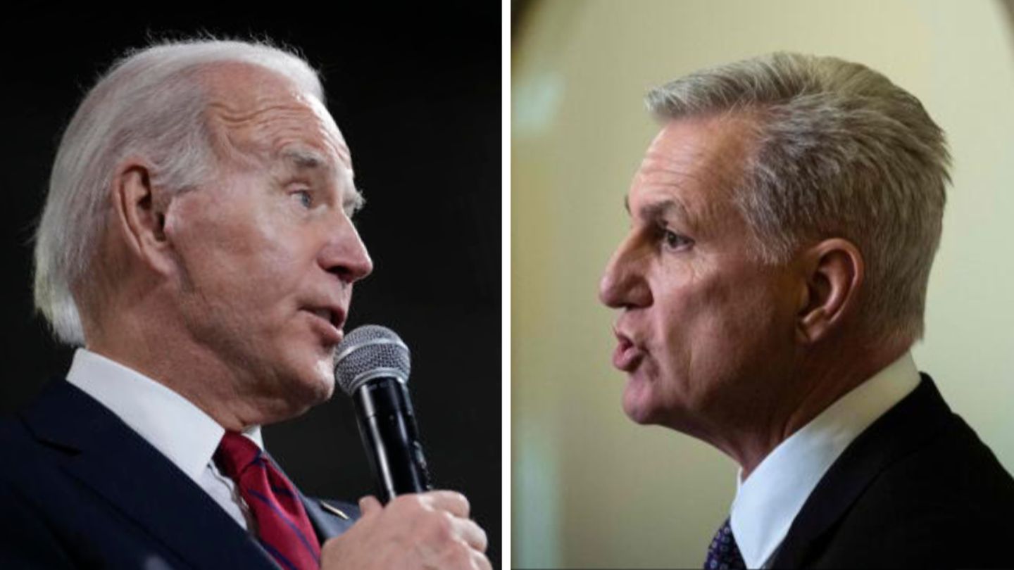 Joe Biden und Kevin McCarthy Joe Biden und Kevin McCarthy
