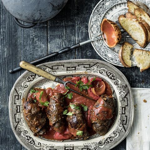 Italienische Rinderrouladen Italienische Rinderrouladen