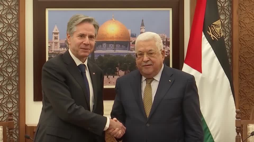 Video: US-Außenminister beteuert Festhalten an Zwei-Staaten-Lösung in Nahost Video: US-Außenminister beteuert Festhalten an Zwei-Staaten-Lösung in Nahost