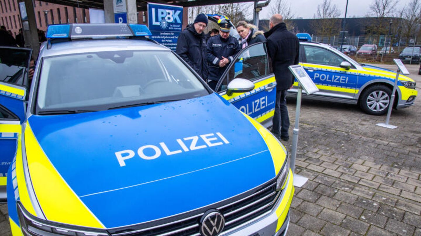 Polizeiautos in Mecklenburg-Vorpommern