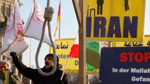 Proteste in Berlin gegen Iran regime