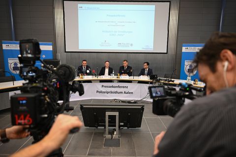 Staatsanwaltschaft und Polizei informierten auf einer Pressekonferenz in Schwäbisch Hall