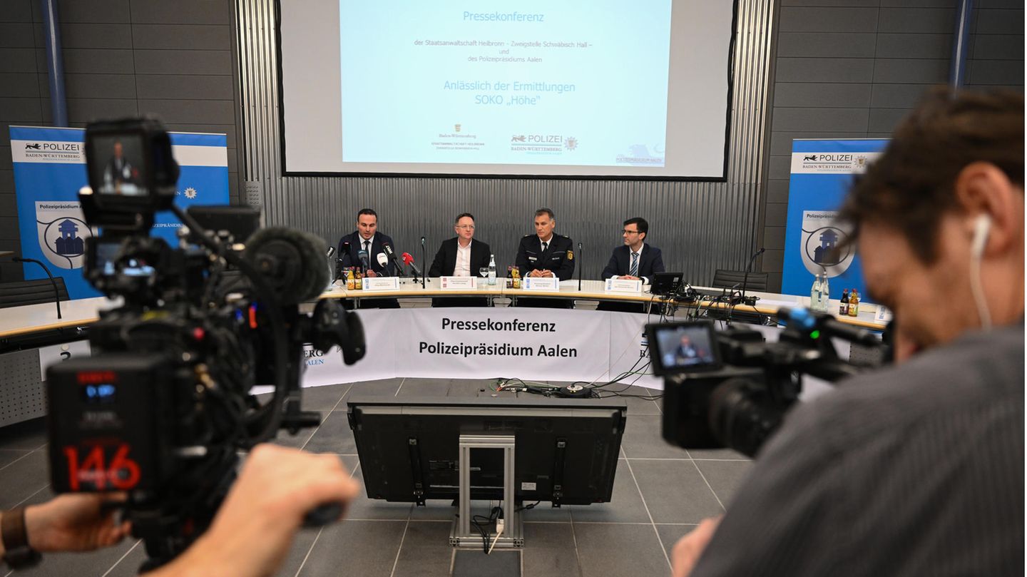 Staatsanwaltschaft und Polizei informierten auf einer Pressekonferenz in Schwäbisch Hall