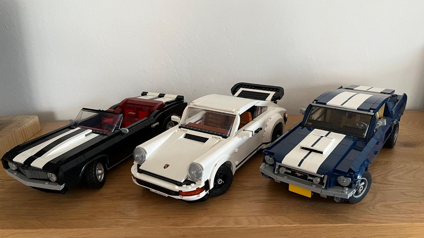 Lego-Sets für Erwachsene: Camarom Mustang und Porsche 911
