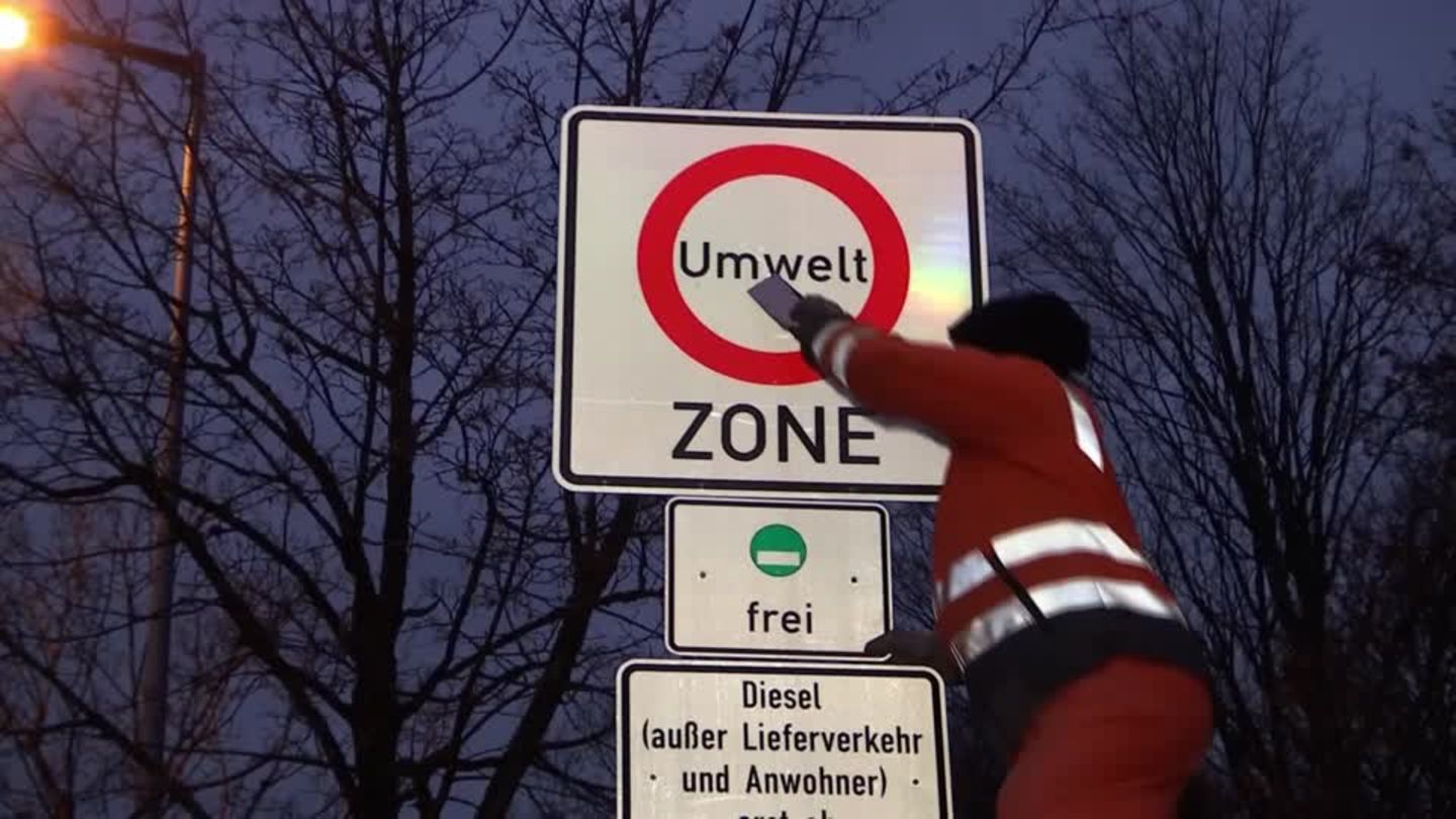 Video: Diesel-Fahrverbot in München in Kraft