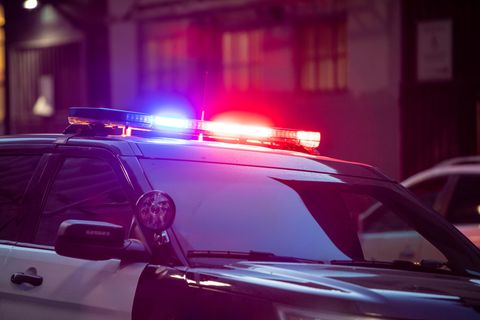 Ein Polizeiwagen als Symbolfoto für Vermisstenfall in den USA