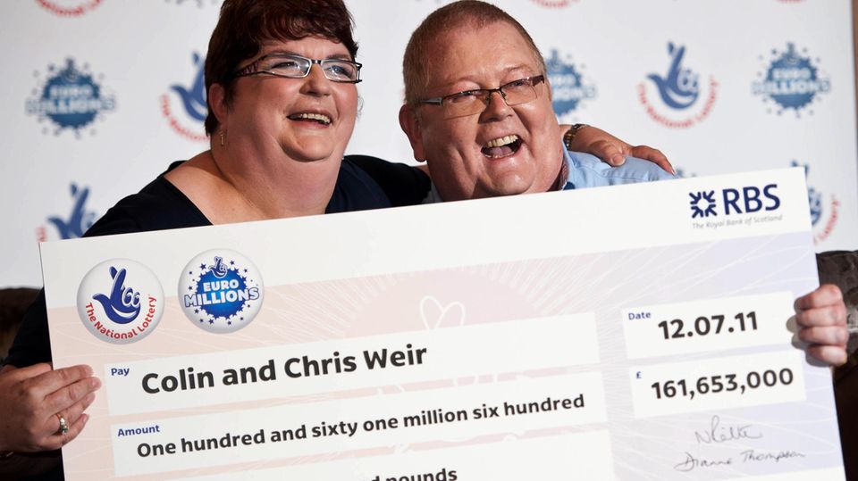 Lotto-Gewinner Colin Weir mit seiner Frau