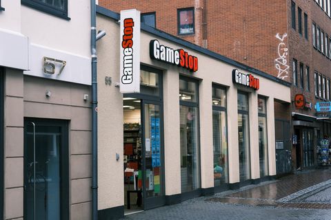 Filiale eines Gamestop-Ladens