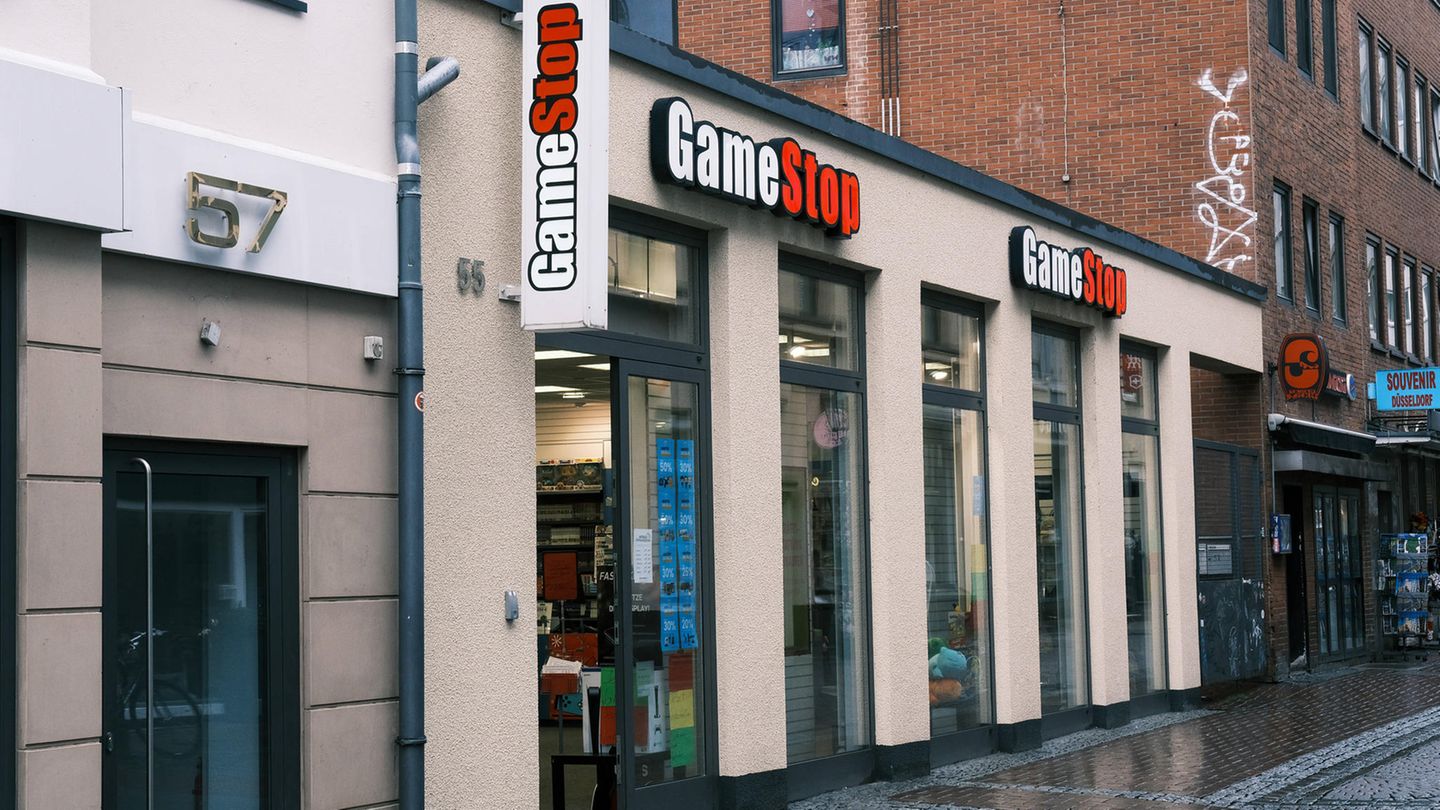 Filiale eines Gamestop-Ladens