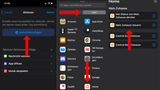 Aktion hinzufügen" auswählen, "Apps" auswählen und dort die "Home-App" öffnen, um "Mein Zuhause steuern" auszuwählen