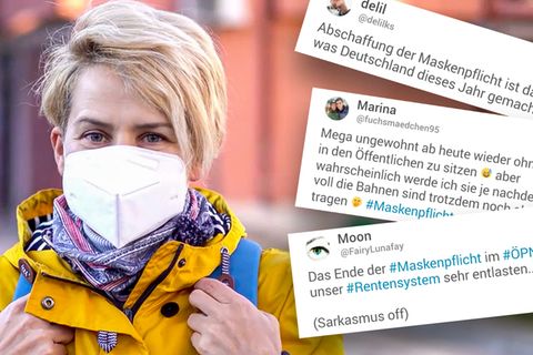 "Wird unser Rentensystem sehr entlasten": Twitter-Nutzer reagieren auf das Ende der Maskenpflicht