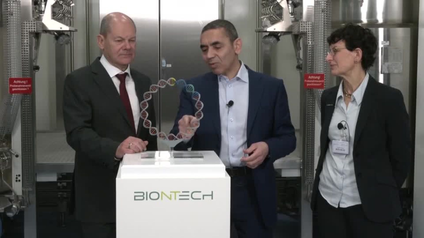 Video: Scholz bei BioNTech - Das neue Deutschlandtempo