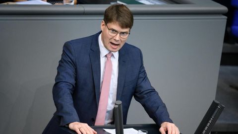 AfD-Bundestagsabgeordneter Steffen Kotré bei einer Sitzung im Bundestag