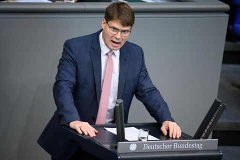 AfD-Bundestagsabgeordneter Steffen Kotré bei einer Sitzung im Bundestag