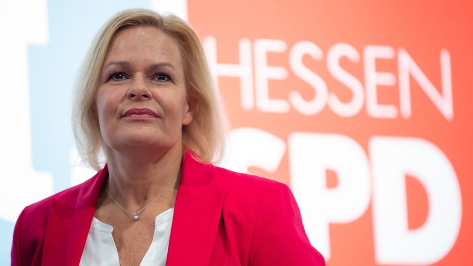 Bundesinnenministerin Nancy Faeser (SPD)