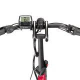 Der Vorbau des Lenkers lässt sich mit einem Griff verstellen.