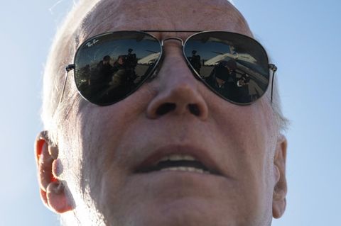 US-Präsident Joe Biden gibt nach dem Abschuss des Spionageballons ein Statement ab