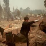 Trümmerbeseitigung in Santa Juana