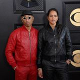 US-Rapper Pharrell Williams kam gemeinsam mit seiner Ehefrau Helen Lasichanh zu den Grammys. 