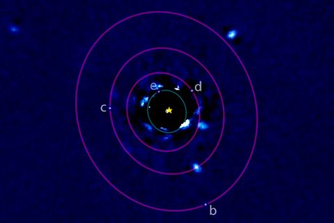 Zeitraffer-Video zeigt erstmals Planeten, die sich um einen fremden Stern bewegen