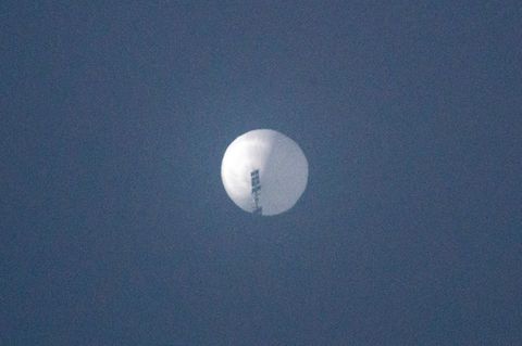 Der mutmaßliche chinesische Spionage-Ballon – inzwischen von den USA abgeschossen