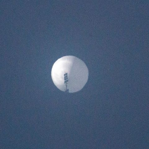 Der mutmaßliche chinesische Spionage-Ballon – inzwischen von den USA abgeschossen