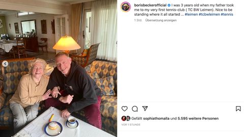 Vip News: Boris Becker besucht seine Mutter Elvira in Leimen