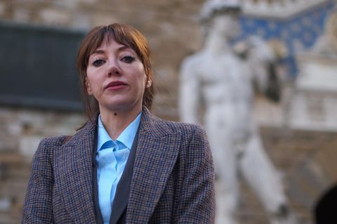 Diane Morgan als Philomena Cunk in "Cunk on Earth".